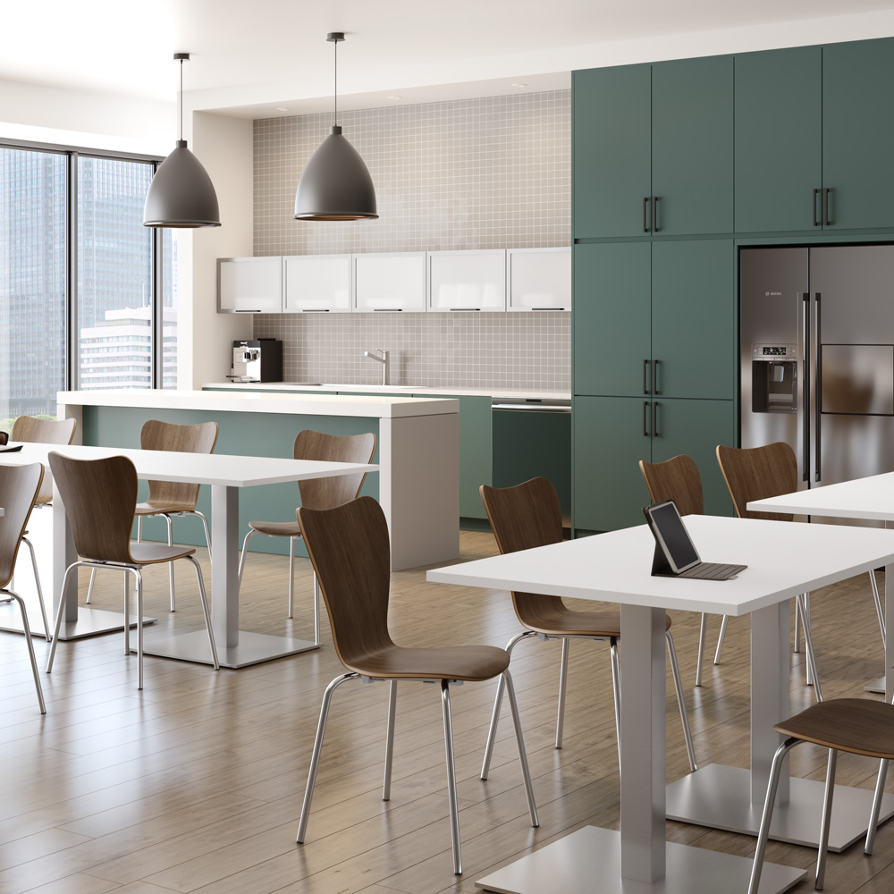 OfficeSource Conference/MultiPurpose Tables 30” Square Top Requires Base COE Distributing